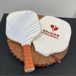 Recess X  the Ritz Carlton Pickleball paddle blue palm print